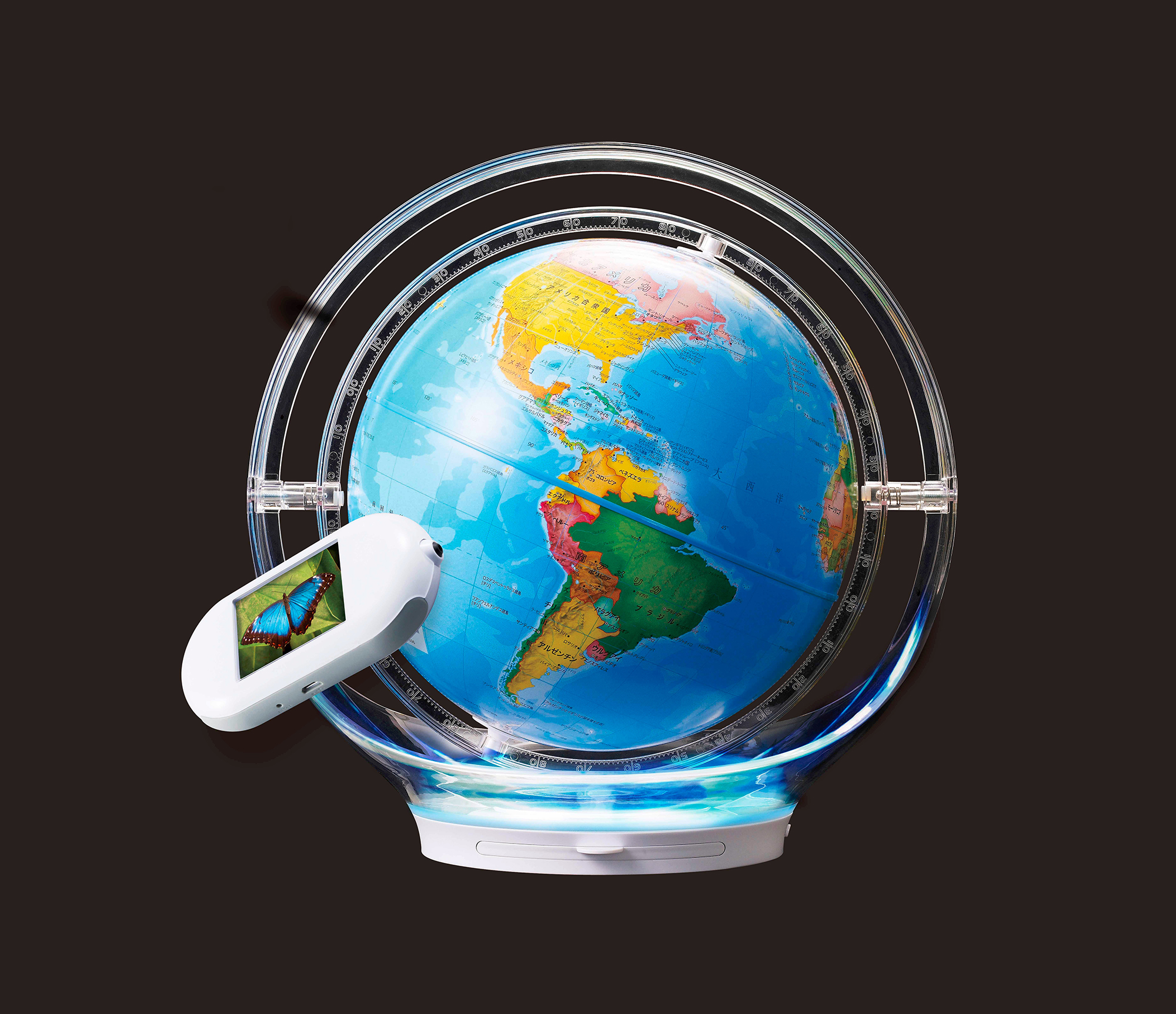 液晶画面付きタッチペンで楽しく学ぶ「しゃべる地球儀」最新版 | ICT
