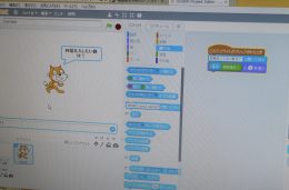 Scratchのプログラミング画面