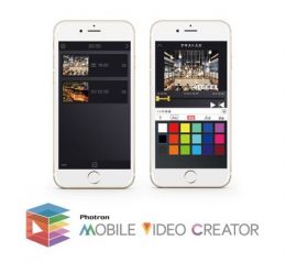 Photron-Mobile Video Creator画面イメージ／ロゴ
